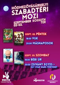 Szabadtéri Mozi Hódmezővásárhely 3. program